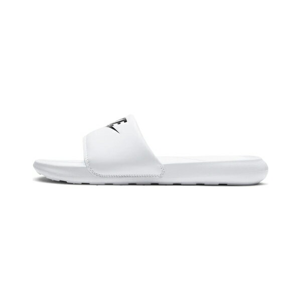 ナイキ レディース サンダル シューズ Nike Victori One sliders in white/black White/Black