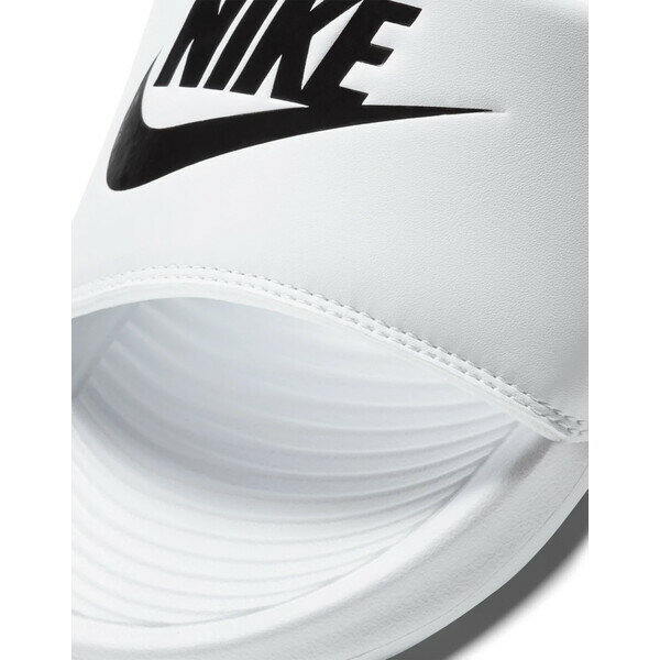 ナイキ レディース サンダル シューズ Nike Victori One sliders in white/black White/Black