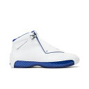 Air Jordan ジョーダン メンズ スニーカー 【Air Jordan 18 Retro 'White Sport Royal' 2018】 サイズ US...