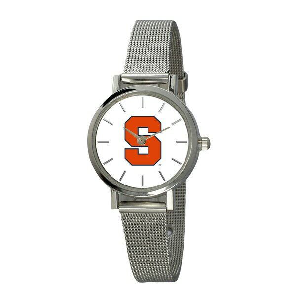 ジャーディン レディース 腕時計 アクセサリー Syracuse Orange Women's Plexus Stainless Steel Watch Silver