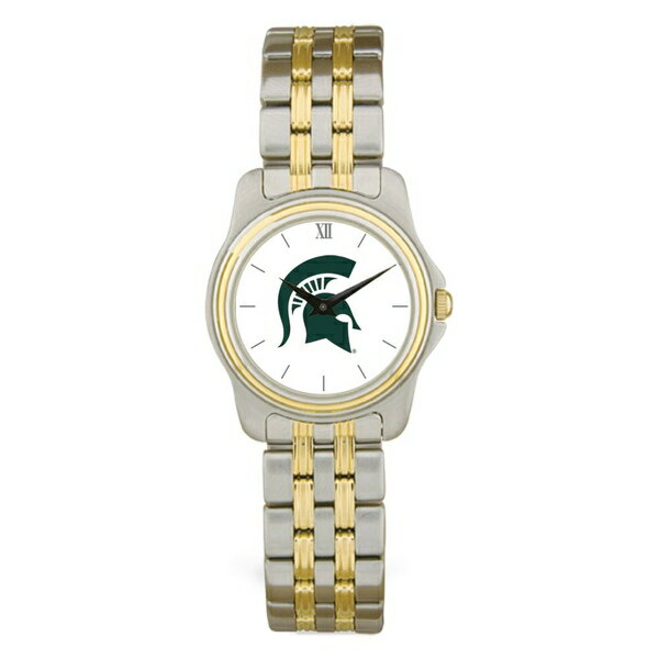 ジャーディン レディース 腕時計 アクセサリー Michigan State Spartans Women's Two Tone Wristwatch