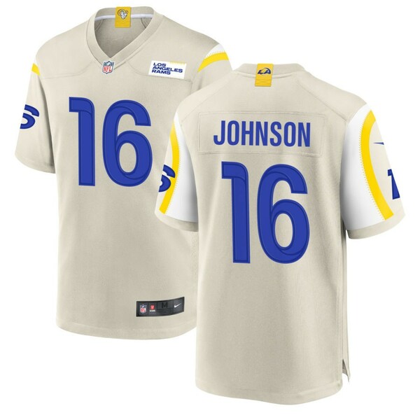 ʥ  ˥ե ȥåץ Nike Los Angeles Rams Custom Game Jersey Bone