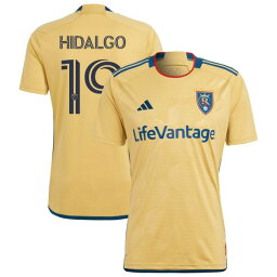 アディダス メンズ ユニフォーム トップス Real Salt Lake adidas 2023 The Beehive State Kit Replica Custom Jersey Gold