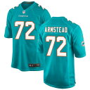 ナイキ メンズ ユニフォーム トップス Miami Dolphins Nike Custom Game Jersey Aqua