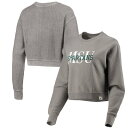 リーグカレッジエイトウェア レディース パーカー・スウェットシャツ アウター Michigan State Spartans League Collegiate Wear Women's Classic Corded Timber Crop Pullover Sweatshirt Brown