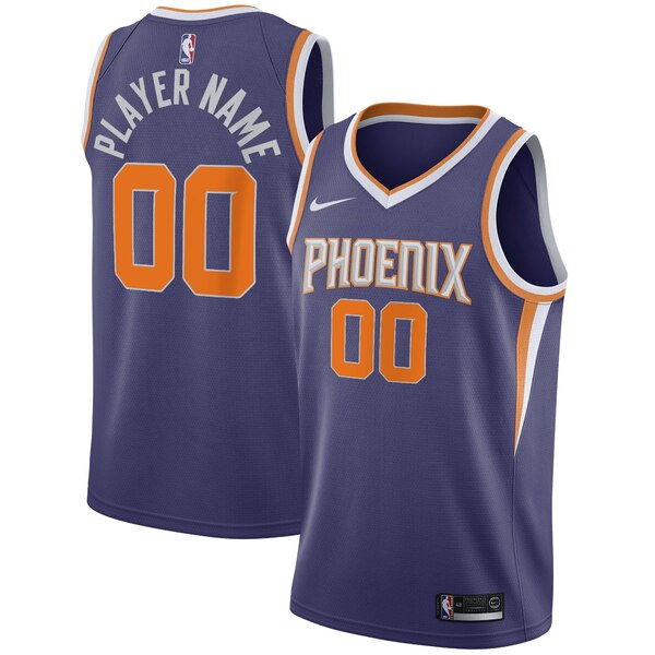 ナイキ メンズ ユニフォーム トップス Phoenix Suns Nike 2020/21 Swingman Custom Jersey Icon Edition Purple
