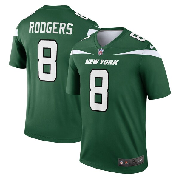 ナイキ メンズ ユニフォーム トップス Aaron Rodgers New York Jets Nike Men's Legend Player Jersey Gotham Green