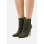 スティーブ マデン レディース ブーツ シューズ CLOVERS - High heeled ankle boots - olive 47,800円