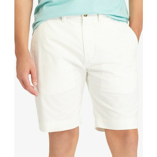 ラルフローレン メンズ カジュアルパンツ ボトムス Men's Stretch Classic-Fit 9" Shorts White ラルフローレン メンズ カジュアルパンツ ボトムス Men's Stretch Classic-Fit 9" Shorts White