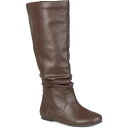 ジャーニーコレクション レディース ブーツ シューズ Women's Jayne Extra Wide Calf Boots Brown