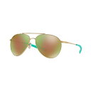 コスタデルマール レディース サングラス&アイウェア アクセサリー Unisex Polarized Sunglasses, 6S000246 GOLD/GRE...