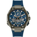 ブロバ メンズ 腕時計 アクセサリー Men's Chronograph Precisionist X Blue EPDM Rubber Strap Watch 44.5mm Blue(2)