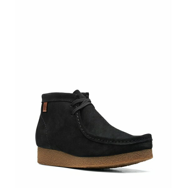 クラークス メンズ ブーツ シューズ Men's Shacre Suede Boots Black Suede