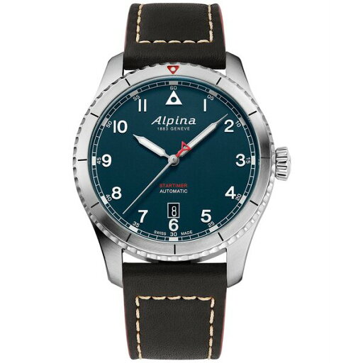 アルピン レディース 腕時計 アクセサリー Men's Swiss Automatic Startimer Black Leather Strap Watch 41mm Black アルピン レディース 腕時計 アクセサリー Men's Swiss Automatic Startimer Black Leather Strap Watch 41mm Black