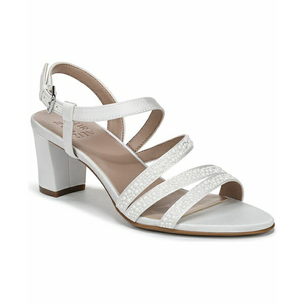 ナチュライザー レディース サンダル シューズ Women's Bridget 4 Rhinestone Strappy Sandals Pearl W..