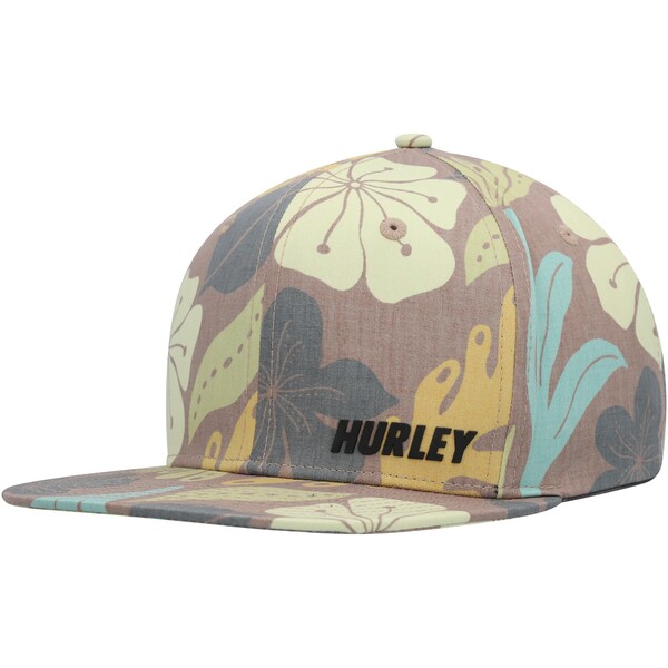 ハーレー メンズ 帽子 アクセサリー Hurley Phantom Ridge Zipperback Adjustable Hat Brown