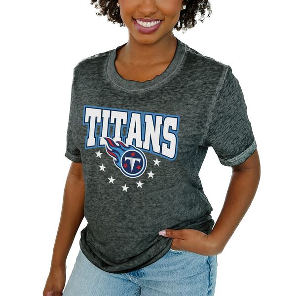 Q[fC fB[X TVc gbvX Tennessee Titans Gameday Couture Women's Can't Catch Me T Shirt Charcoal