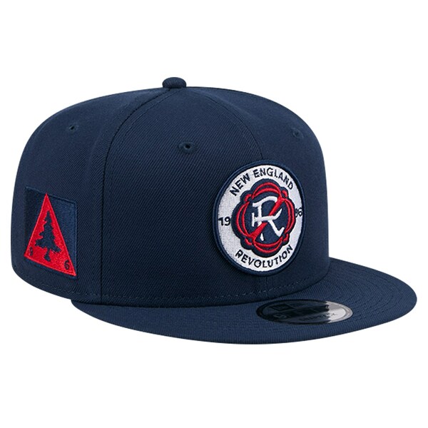 j[G Y Xq ANZT[ New England Revolution New Era Jersey Hook 9FIFTY Snapback Hat Navy