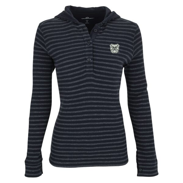 ビンテージアパレル レディース パーカー・スウェットシャツ アウター Butler Bulldogs Women's Baja Pullover Hoodie Navy/Gray