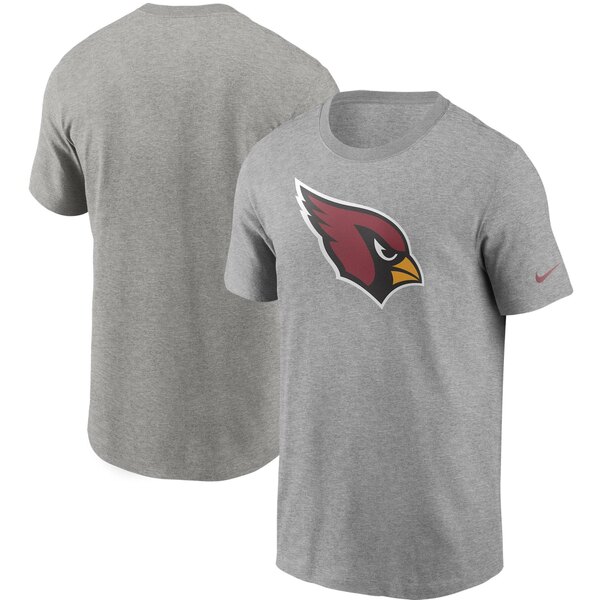 ナイキ メンズ Tシャツ トップス Arizona Cardinals Nike Primary Logo TShirt Heathered Gray