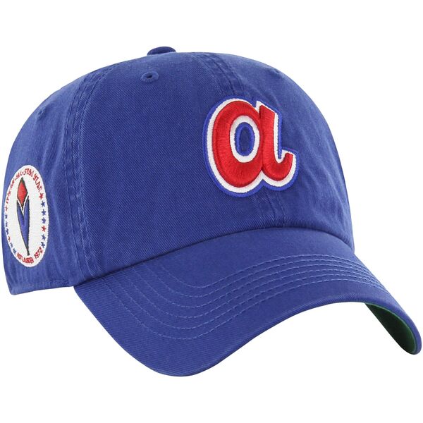 フォーティーセブン メンズ 帽子 アクセサリー Atlanta Braves '47 Sure Shot Classic Franchise Fitted Hat Royal