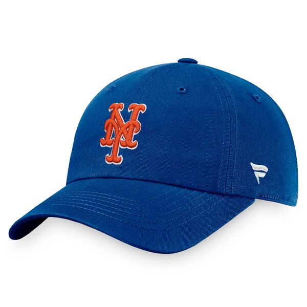 ファナティクス メンズ 帽子 アクセサリー New York Mets Fanatics Branded Core Adjustable Hat Royal