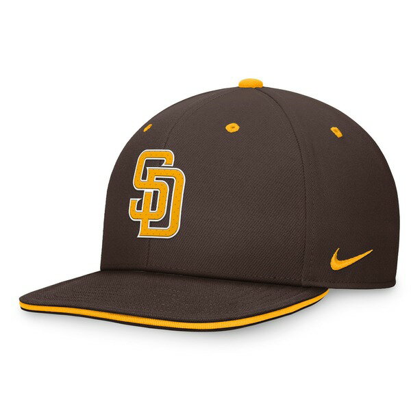 iCL Y Xq ANZT[ San Diego Padres Nike Primetime Pro Performance Snapback Hat Brown