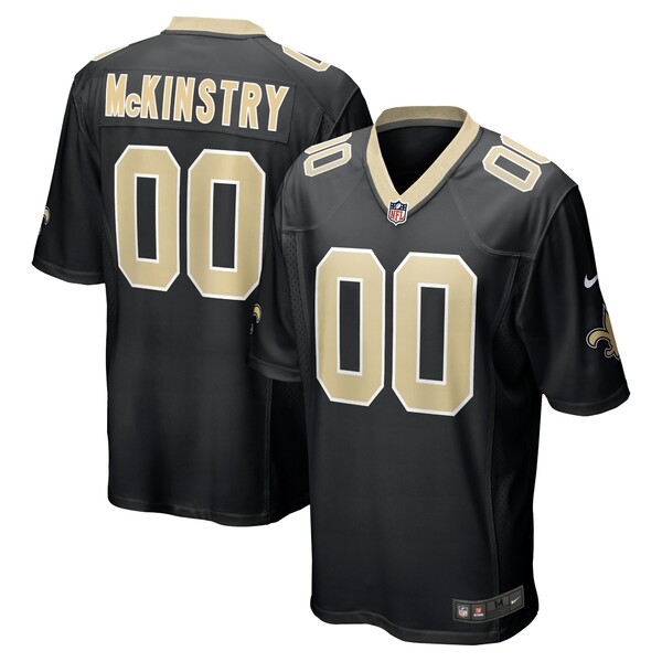 ナイキ メンズ ユニフォーム トップス Ga'QuincyMcKinstryNew Orleans Saints Nike 2024 NFL Draft Player Game Jersey Black