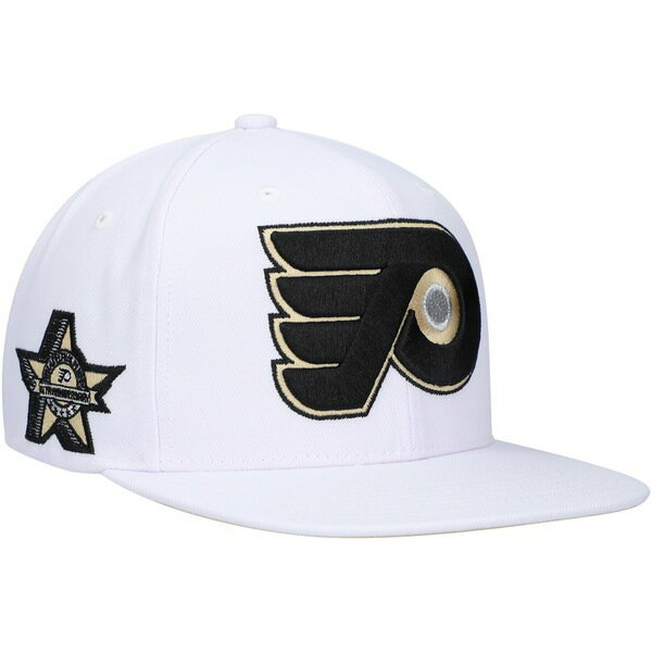 ミッチェル＆ネス ミッチェル&ネス メンズ 帽子 アクセサリー Philadelphia Flyers Mitchell & Ness SOUL Snapback Hat White