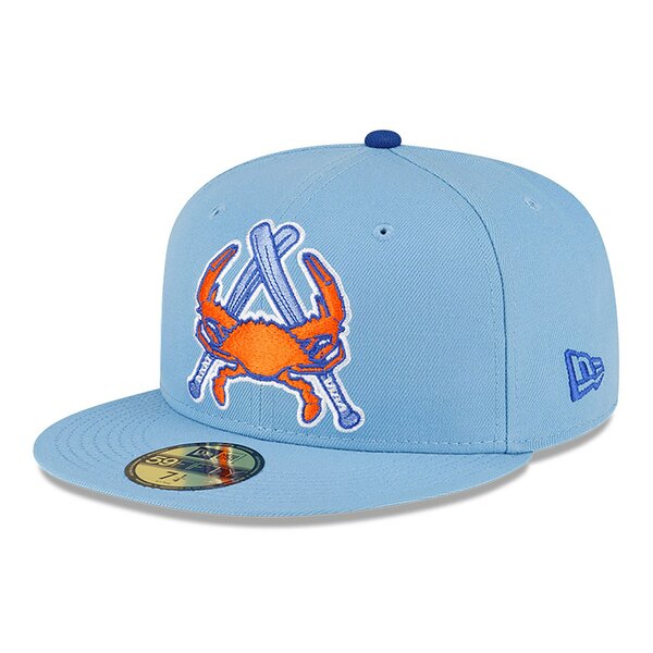 ニューエラ メンズ 帽子 アクセサリー Aberdeen IronBirds New Era Authentic Collection ALT2 Alternate 59FIFTY Fitted Hat Light Blue