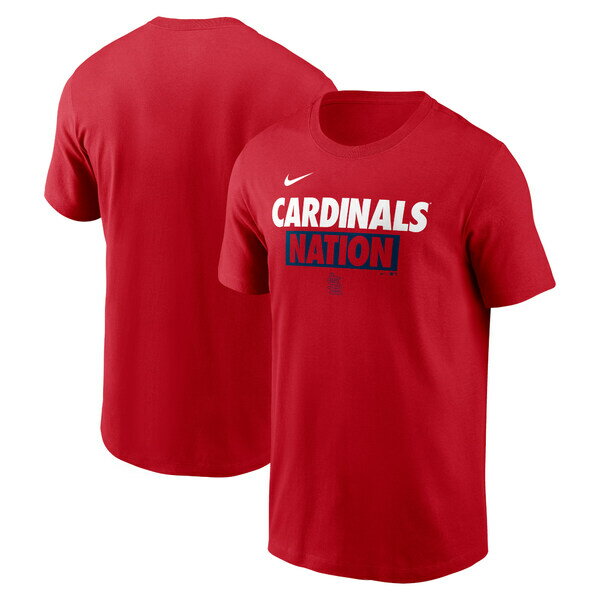 ナイキ メンズ Tシャツ トップス St. Louis Cardinals Nike Rally Rule TShirt Red