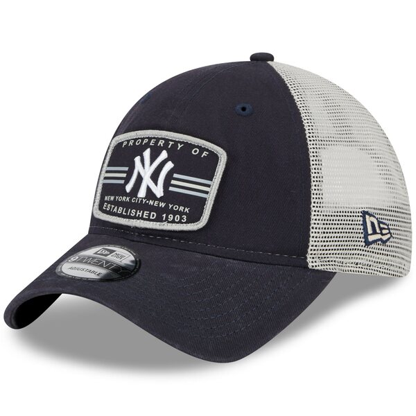 j[G Y Xq ANZT[ New York Yankees New Era Property Trucker 9TWENTY Snapback Hat Navy