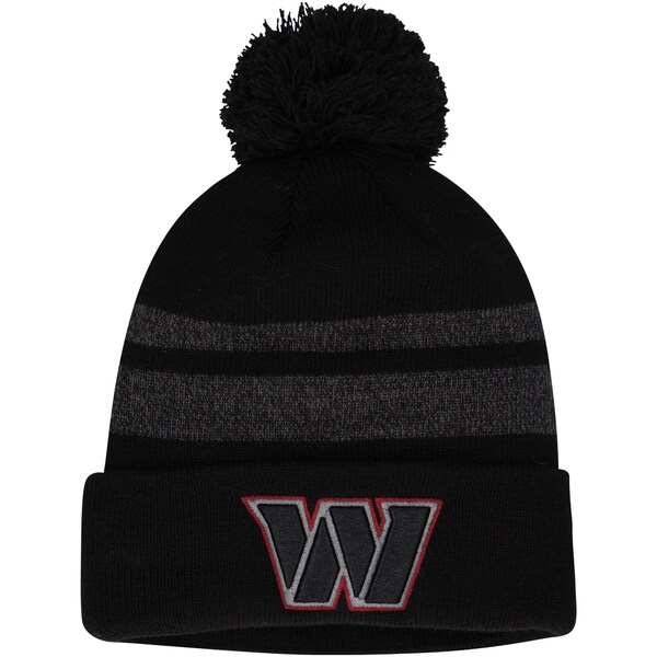 ˥塼  ˹ ꡼ Washington Commanders New Era Dispatch Cuffed Knit Hat With Pom Black