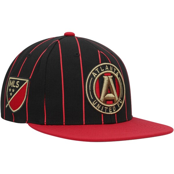 ミッチェル＆ネス ミッチェル&ネス メンズ 帽子 アクセサリー Atlanta United FC Mitchell & Ness Team Pin Snapback Hat Black