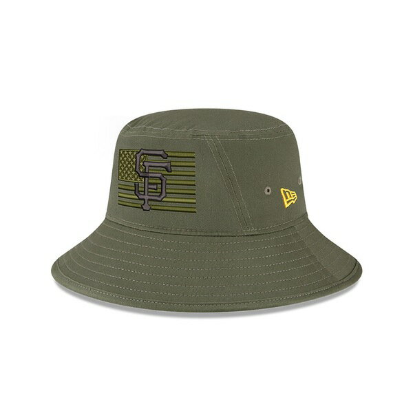˥塼  ˹ ꡼ San Francisco Giants New Era 2023 Armed Forces Day Bucket Hat Green