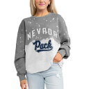 ǥ ǥ ѡåȥ  Nevada Wolf Pack Gameday Couture Women's Twice As Nice Pullover Sweatshirt Gray