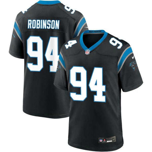 ナイキ メンズ ユニフォーム トップス Carolina Panthers Nike Custom Game Jersey Black