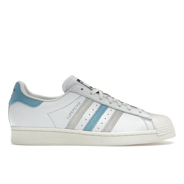 adidas アディダス メンズ スニーカー 【adidas Superstar】 サイズ US_8(26.0cm) Cream White Preloved Blue