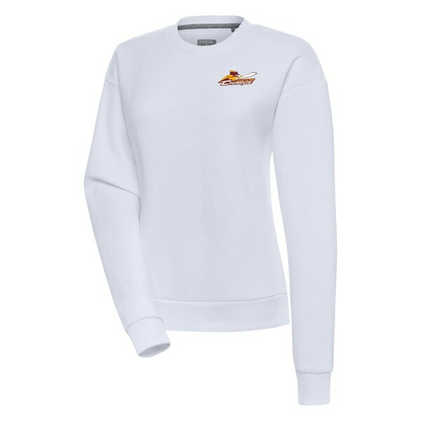 アンティグア レディース パーカー・スウェットシャツ アウター Cleveland Charge Antigua Women's Victory Pullover Sweatshirt White