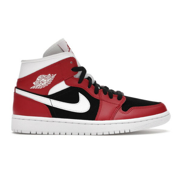 Jordan 硼 ǥ ˡ Jordan 1 Mid  US_W_9W Gym Red Black (Women's)