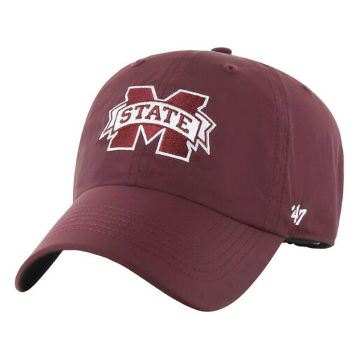 フォーティーセブン メンズ 帽子 アクセサリー '47 Adult Mississippi State Bulldogs Dark Maroon Brr Clean Up Adjustable Hat - フォーティーセブン メンズ 帽子 アクセサリー '47 Adult Mississippi State Bulldogs Dark Maroon Brr Clean Up Adjustable Hat -