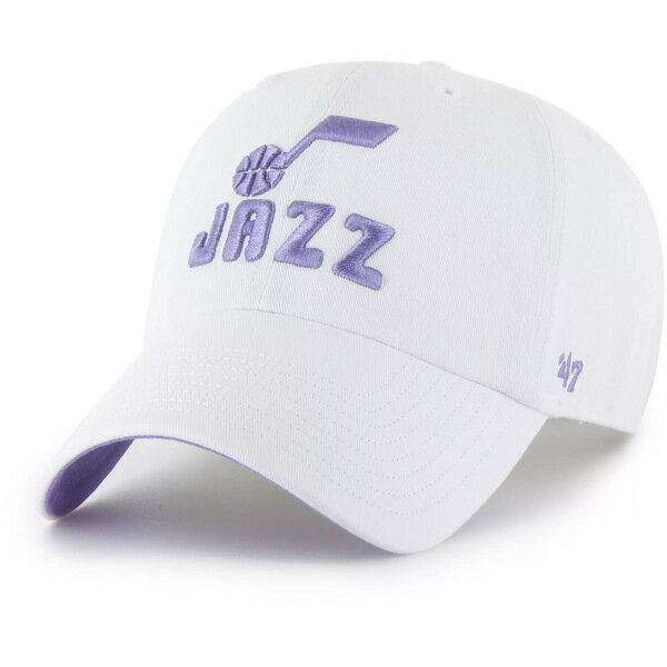 フォーティーセブン レディース 帽子 アクセサリー '47 Women's Utah Jazz Luminence Clean Up Adjustable Hat -
