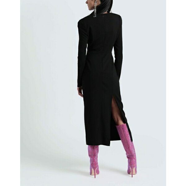 【送料無料】 ヴェルサーチ レディース ワンピース トップス Midi dresses Black