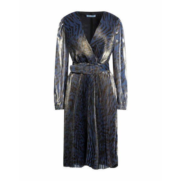 【送料無料】 ブルマリン レディース ワンピース トップス Midi dresses Blue