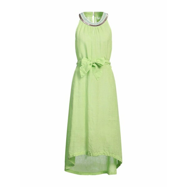 【送料無料】 120％リノ レディース ワンピース トップス Midi dresses Green