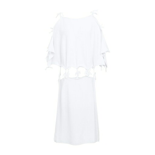 【送料無料】 リビアナコンティ レディース ワンピース トップス Midi dresses White 【送料無料】 リビアナコンティ レディース ワンピース トップス Midi dresses White