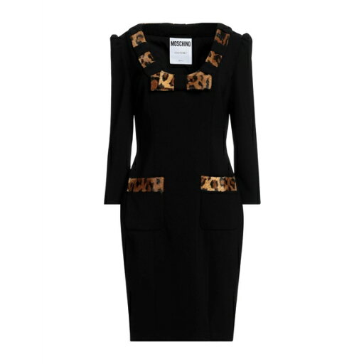 【送料無料】 モスキーノ レディース ワンピース トップス Midi dresses Black 【送料無料】 モスキーノ レディース ワンピース トップス Midi dresses Black