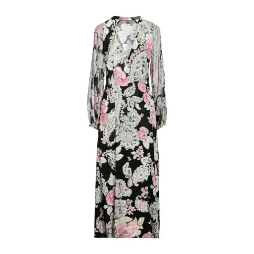 【送料無料】 ツインセット レディース ワンピース トップス Midi dresses Black 【送料無料】 ツインセット レディース ワンピース トップス Midi dresses Black