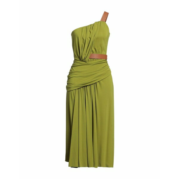 【送料無料】 アルベルタ フェレッティ レディース ワンピース トップス Midi dresses Green