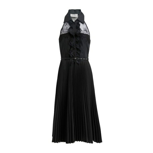 【送料無料】 エルマンノ フィレンツェ レディース ワンピース トップス Midi dresses Black 【送料無料】 エルマンノ フィレンツェ レディース ワンピース トップス Midi dresses Black